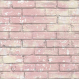 Noordwand Tapete Urban Freunde Kaffeziegel rosa und weiß