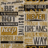 Noordwand wallpaper Freunde Kaffee und Buchstaben Metallic und Schwarz