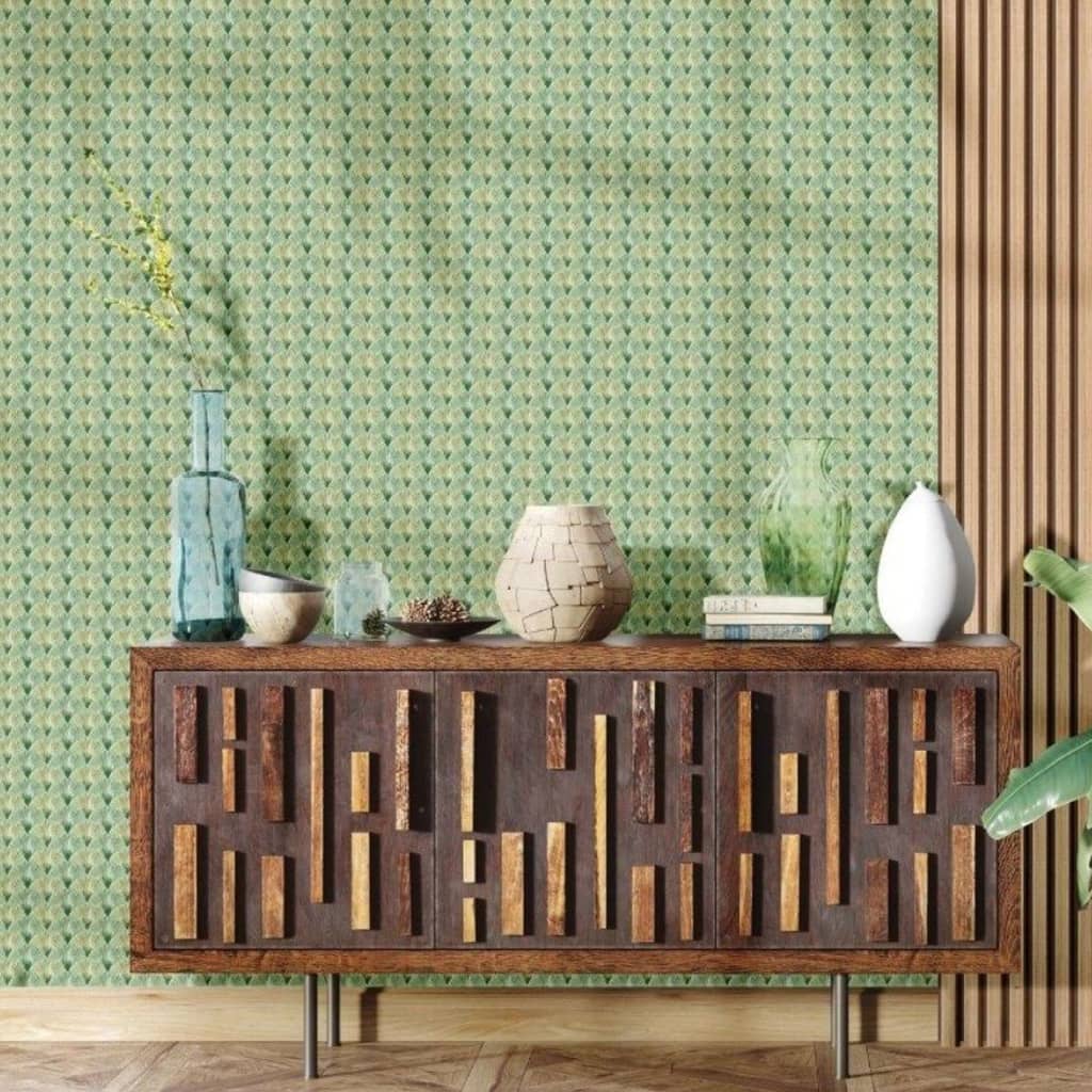 North Wall Noordwand Wallpaper Fans Topchic Green