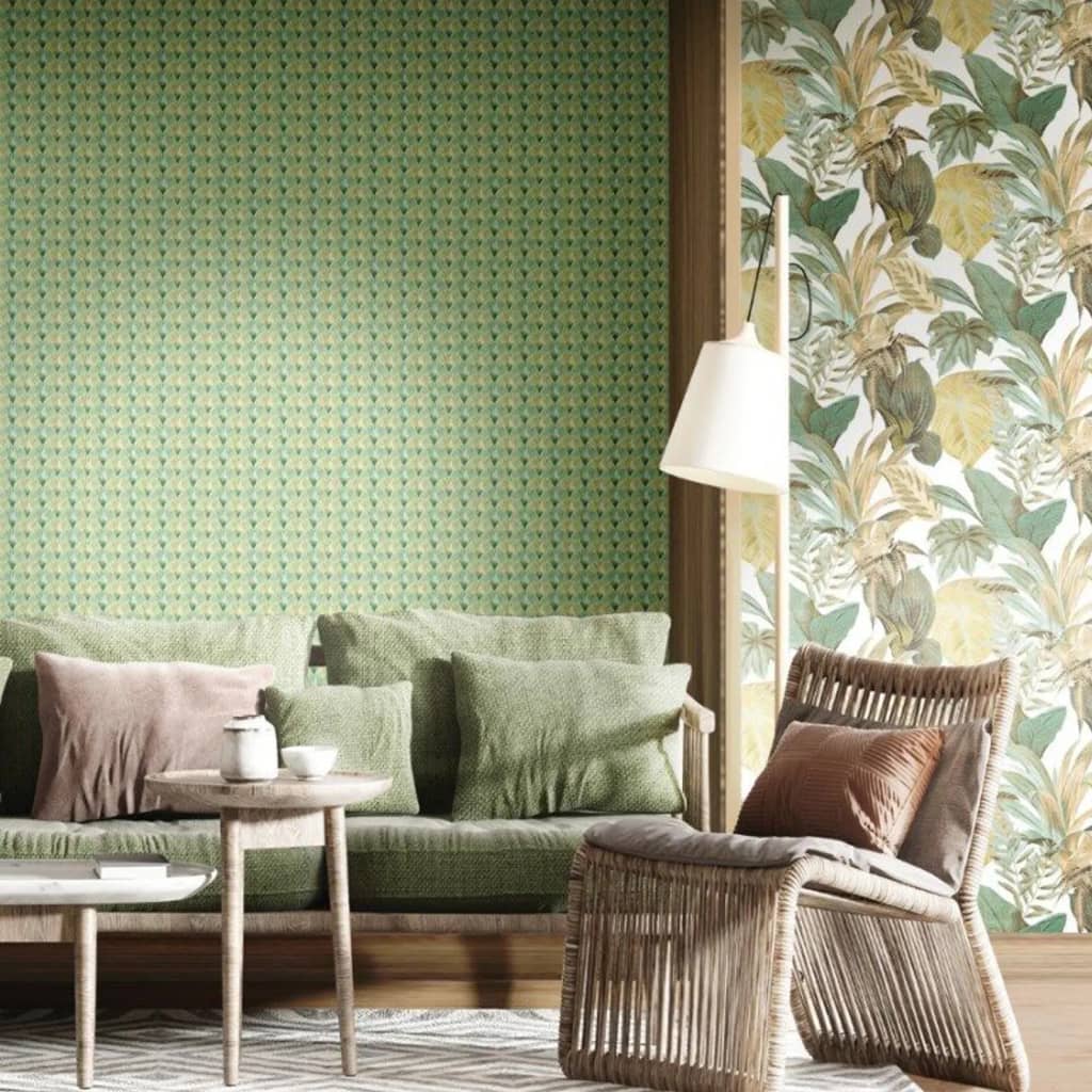 North Wall Noordwand Wallpaper Fans Topchic Green