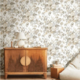 North Wall Noordwand Wallpaper Blooming Garden 6 Flores beige y azul