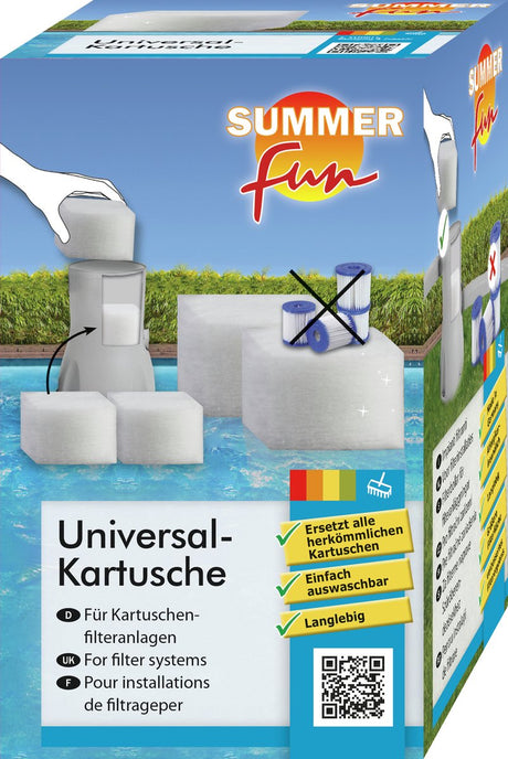 Sommerspaß Sommer - Spaß - Patronenfilter - Universal - 12x12x10 - cm
