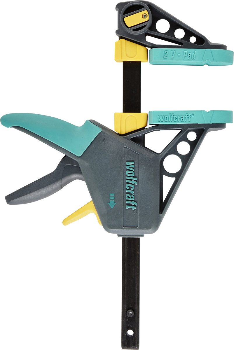 Wolfcraft - Leimzwinge Pro L - 150 mm - Einhandzwinge - 3030000