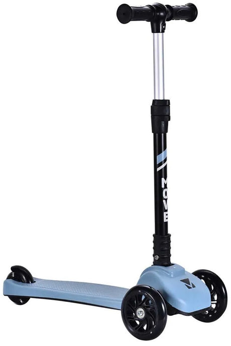 Move 3-Rad-Scooter – Tri-Scoot – Pastellblau – leuchtende Räder – klappbar – höhenverstellbarer Lenker – ab 3 Jahren
