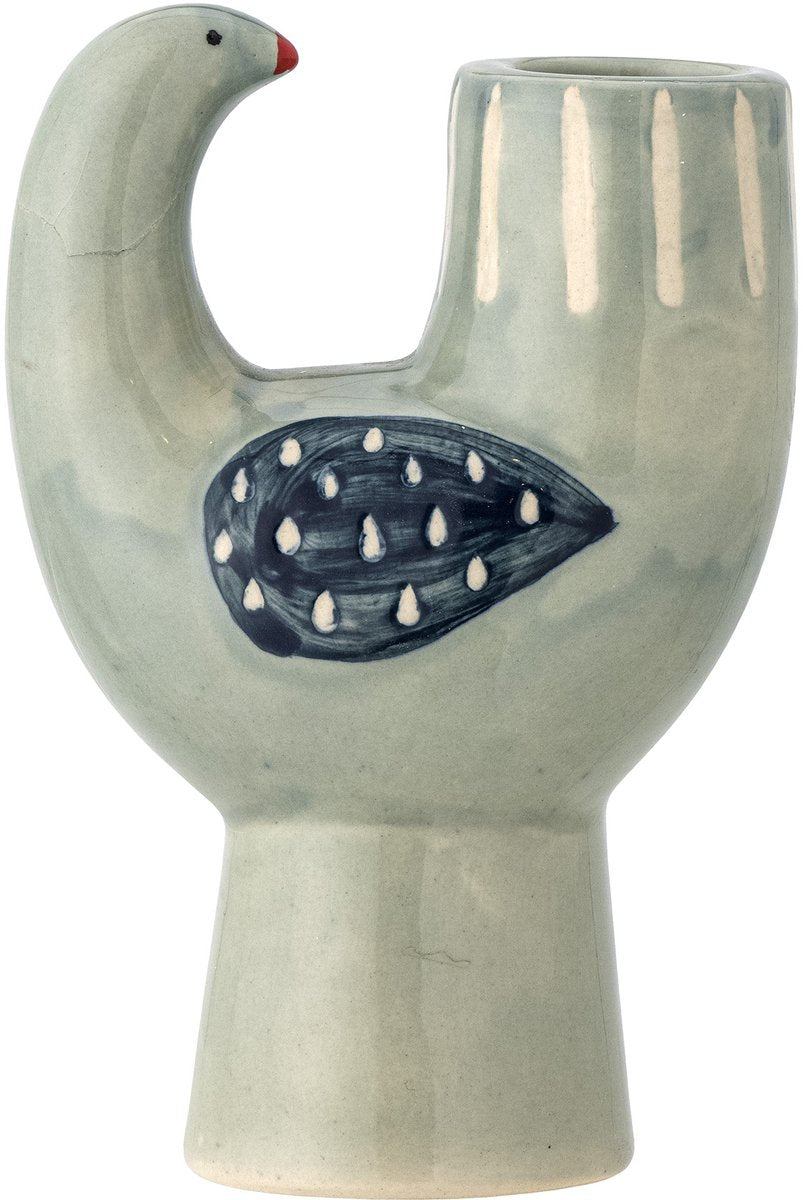 Bloomingville Trudy Kerzenhalter – Blau – Steingut