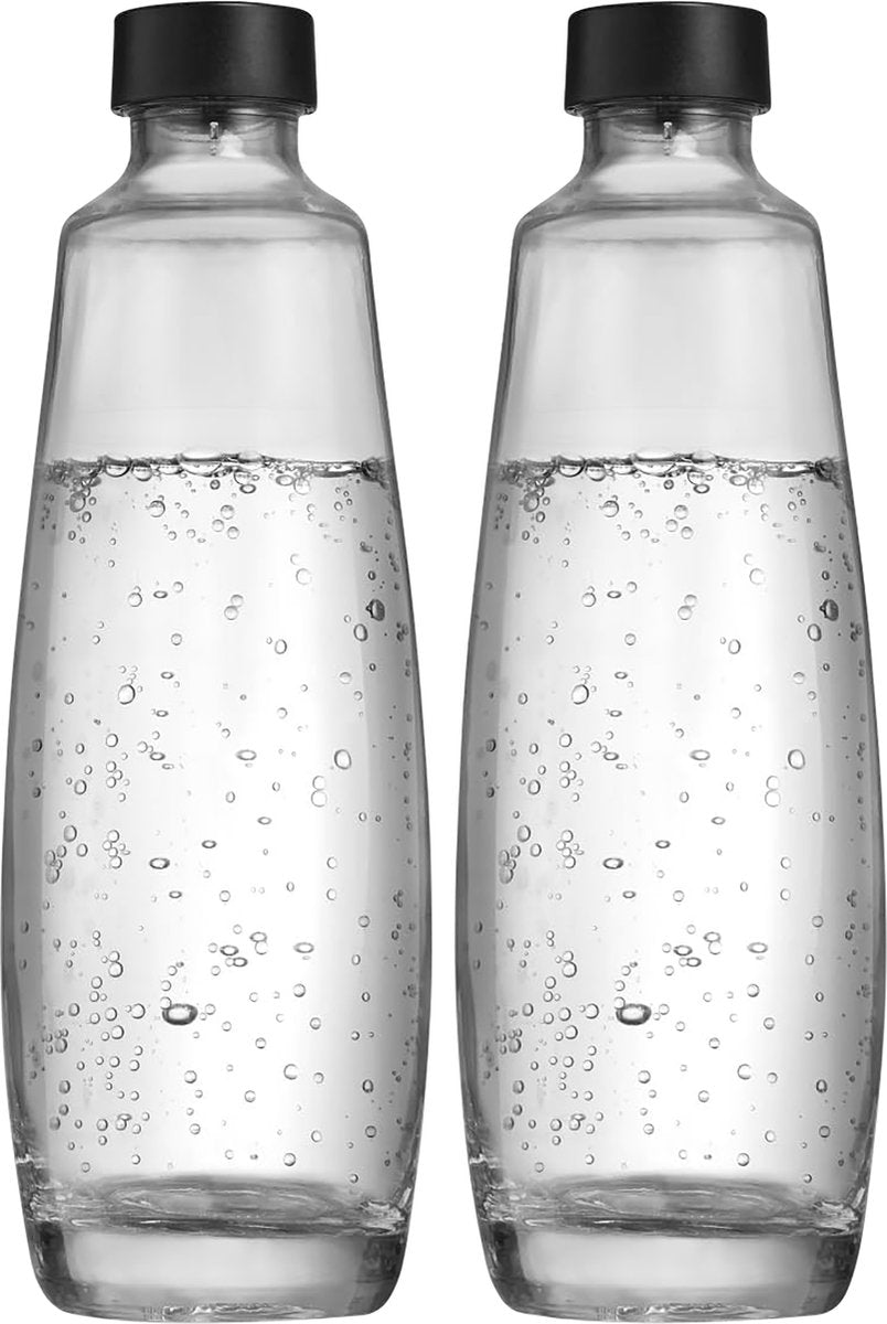 Sodastream Glaskaraffen 1l Duopack | 2 Stück | Nur für Duo-Sprudelwasserbereiter geeignet