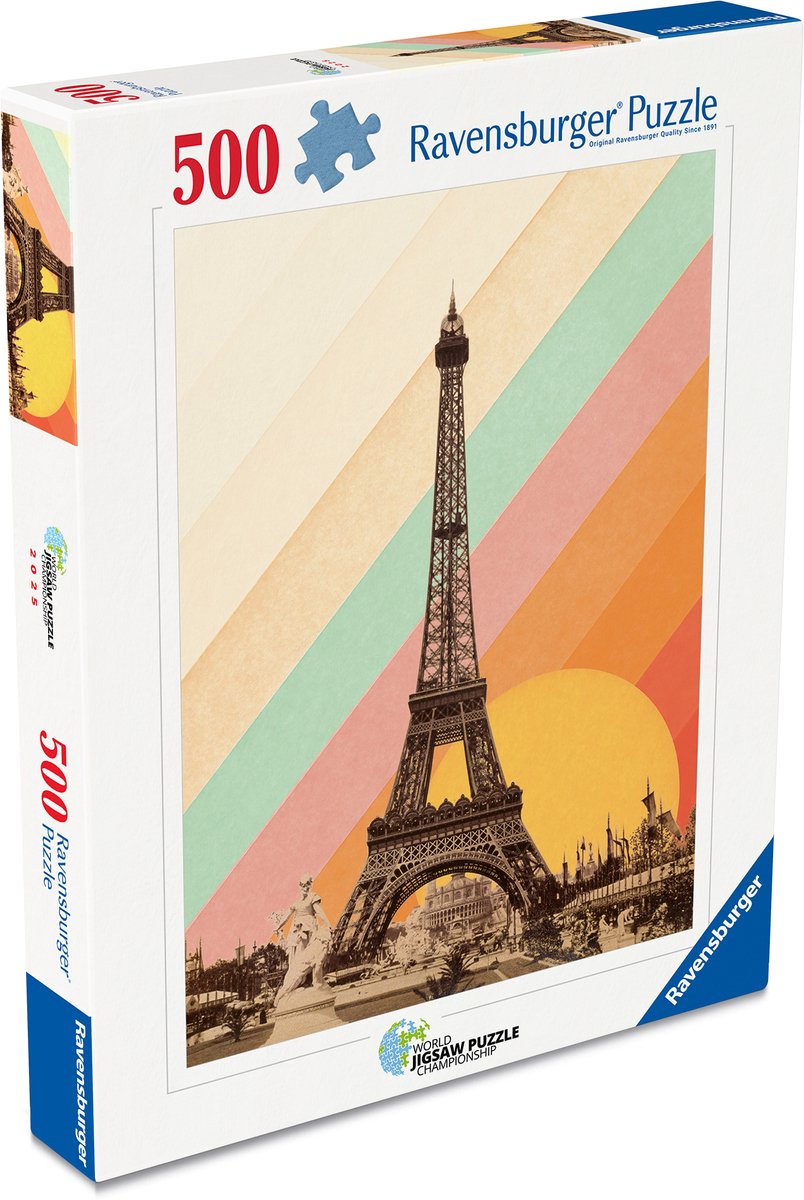Ravensburger – parijse regenboog – florent bodart – legpuzzel – 500 stukjes