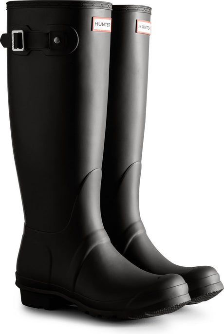 Hunter Damen Original Tall Tri Color Logo Backstrap Boot Damen Regenstiefel – Größe 42