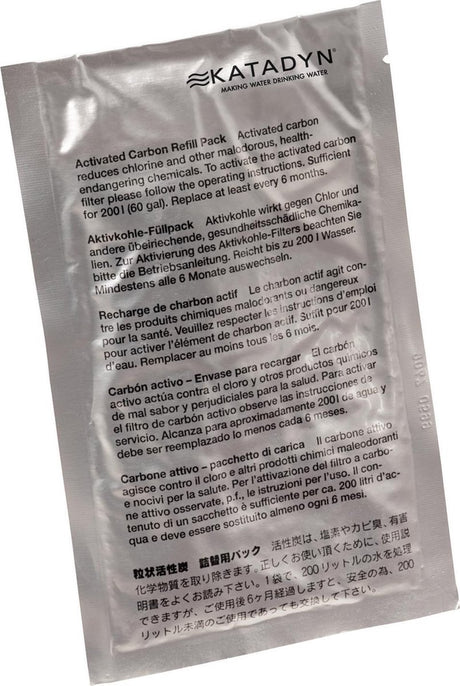 Katadyn Carbon Wasserfilter Filter, Nachfüllpack