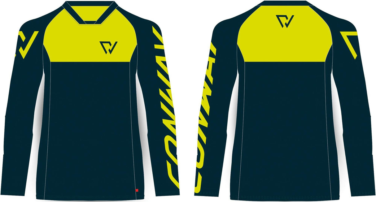 Conway Langarmshirt Freeride Jersey LS Freeride Jersey LS Größe M dunkelblau Acid