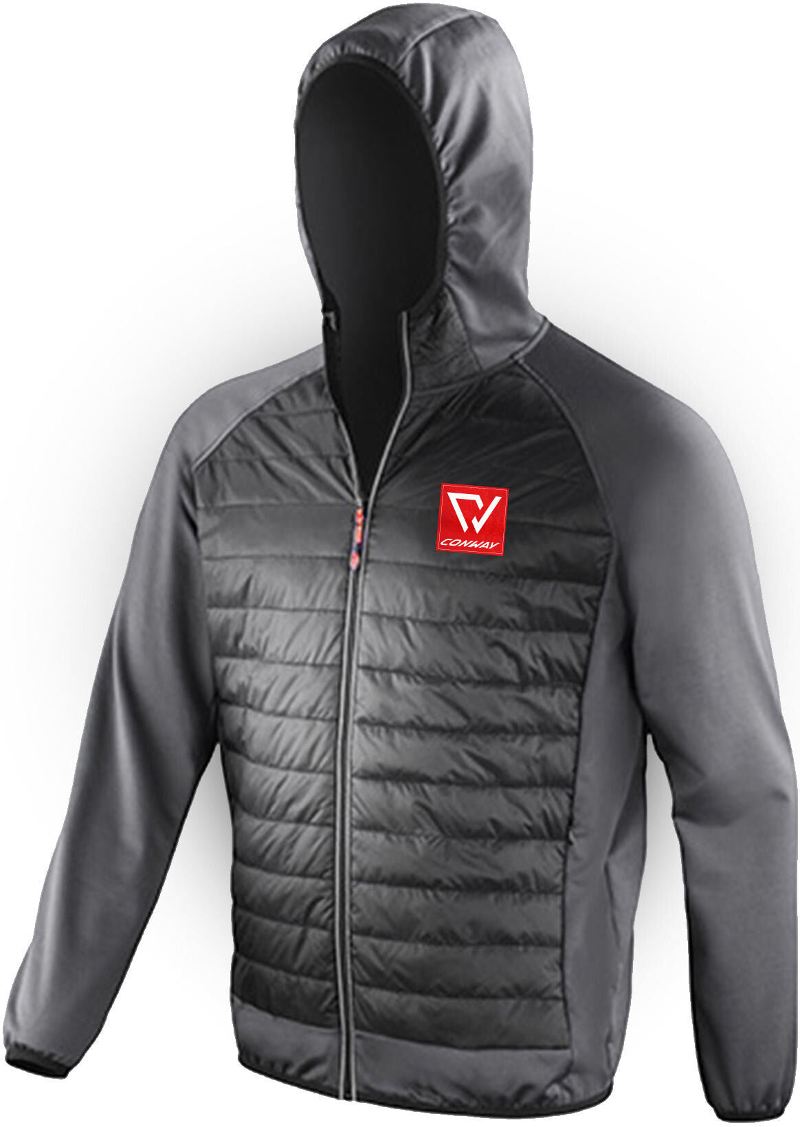 Conway Herren Hybridjacke Hybridjacke Größe S Bl. Holzkohle