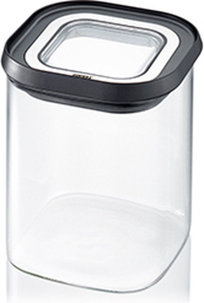 Gefu Speisekammer-Vorratsbehälter – 900 ml – Borosilikatglas – luftdicht stapelbar