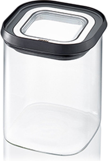Gefu Speisekammer-Vorratsbehälter – 900 ml – Borosilikatglas – luftdicht stapelbar