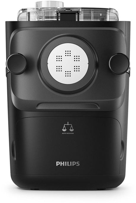 Philips 7000 series hr2665 93 pastamachine - volledig automatische pastamaker - met weegfunctie 8 vormschijven - verse pasta in 10 minuten - zwart