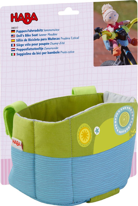 Haba Puppen [ab 1 Jahr] Puppenfahrradsitz Sommerwiese