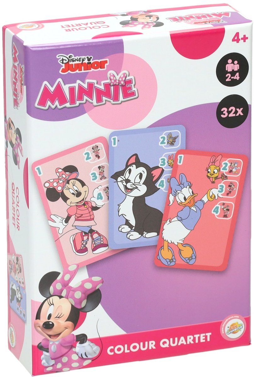 Kreativ-Bastelgruppe „Minnie-Maus-Quartett“ – 32 Karten
