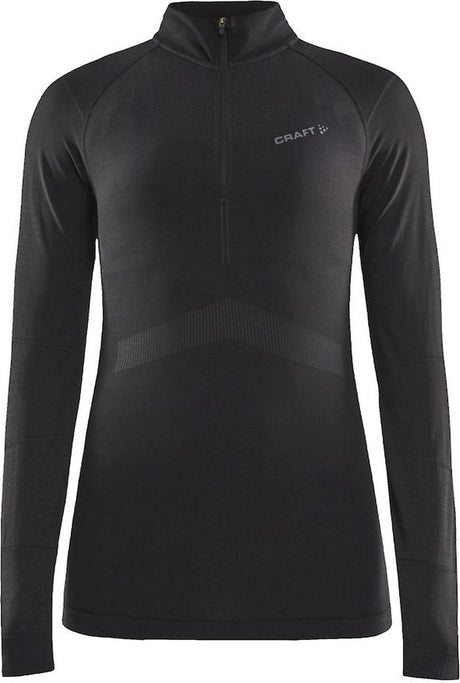 Craft active intensity zip thermoshirt dames - maat s