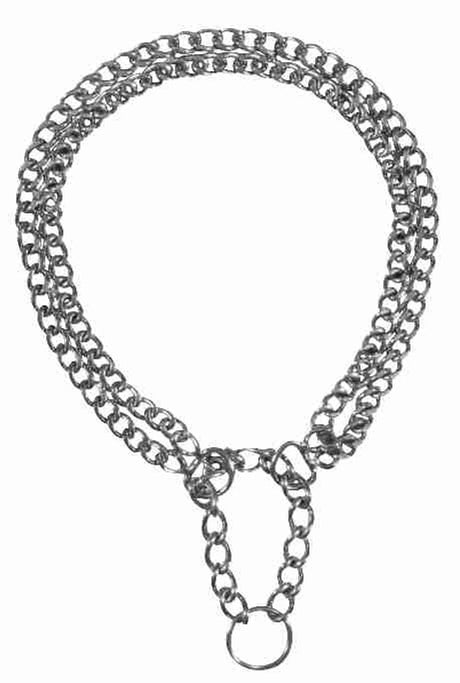 Trixie Hundehalsband Halbschlupfkette mit 2 Reihen