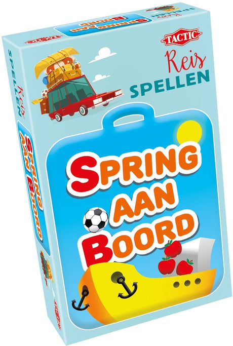 Taktiksprung an Bord – Brettspiel – Kompaktausgabe – Wort- und Kategorienspiel – ab 8 Jahren – 2 oder mehr Spieler