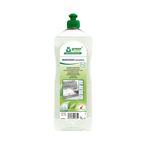 Green Care Professional Manudish Sensitive Geschirrspülmittel (1 Liter)