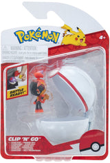 Jazwares Pokémon – Clip n Go Charcadet Premier Ball