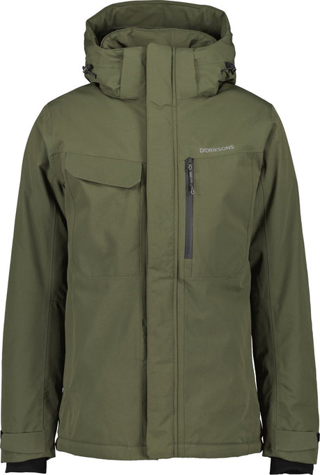 Didriksons Stefan USX JKT Herren-Outdoorjacke – Dunkelgrün