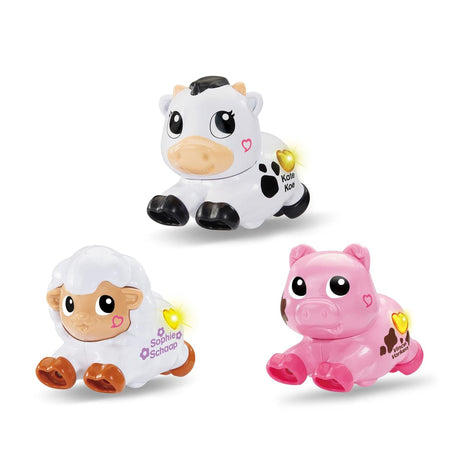 Vtech-Rolle, liebevolle Tiere, Trio-Verpackung, Sophie, Vince Kate