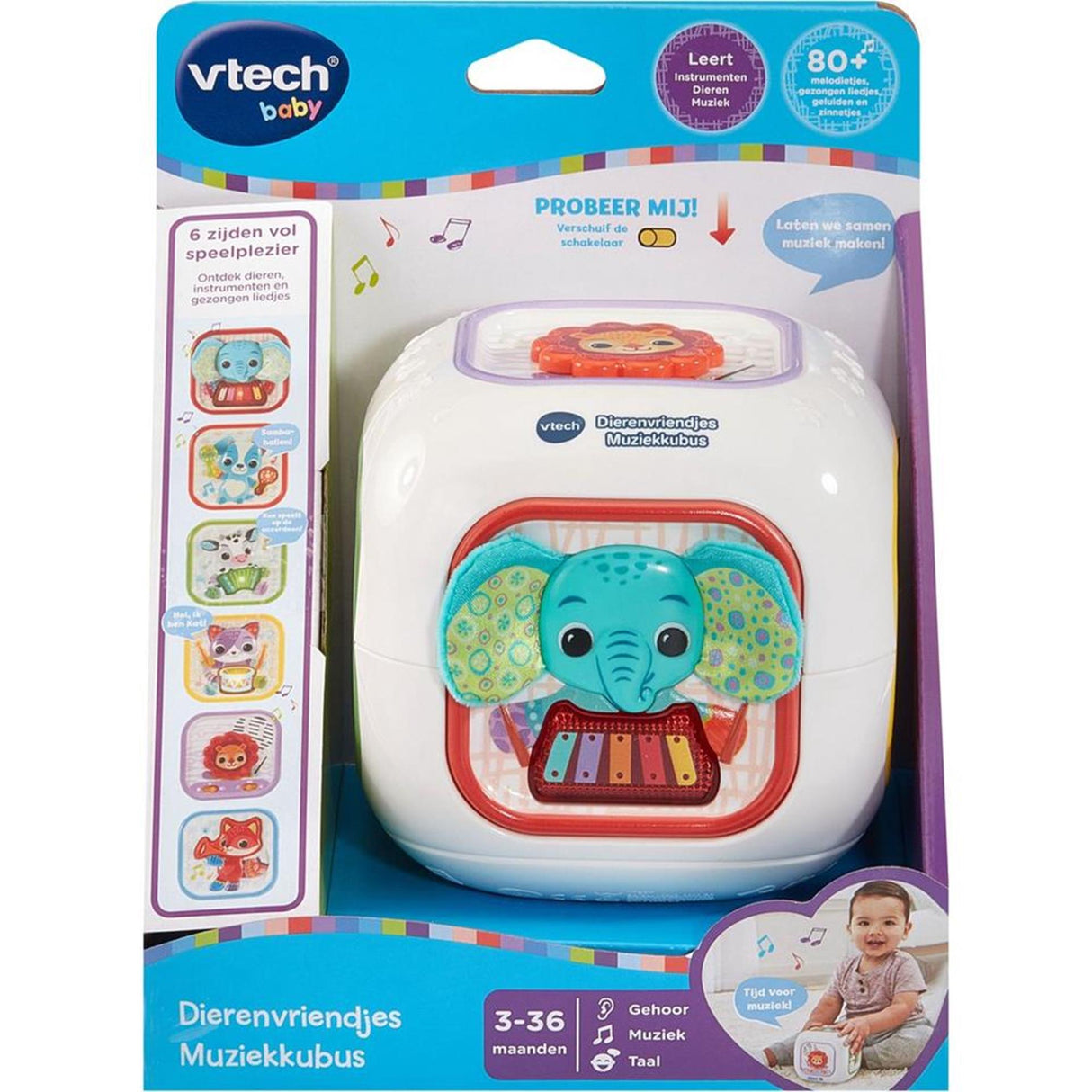Vtech Baby-Tierfreunde-Musikwürfel