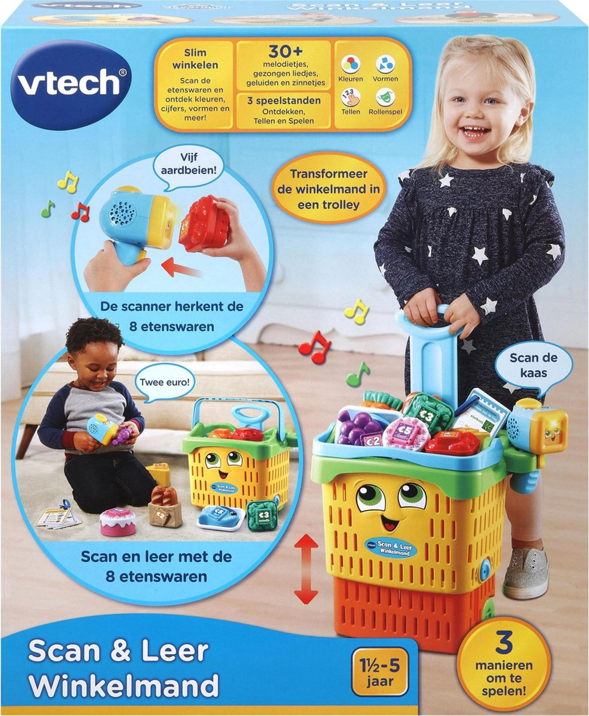 Vtech Scan-Einkaufswagen aus Leder
