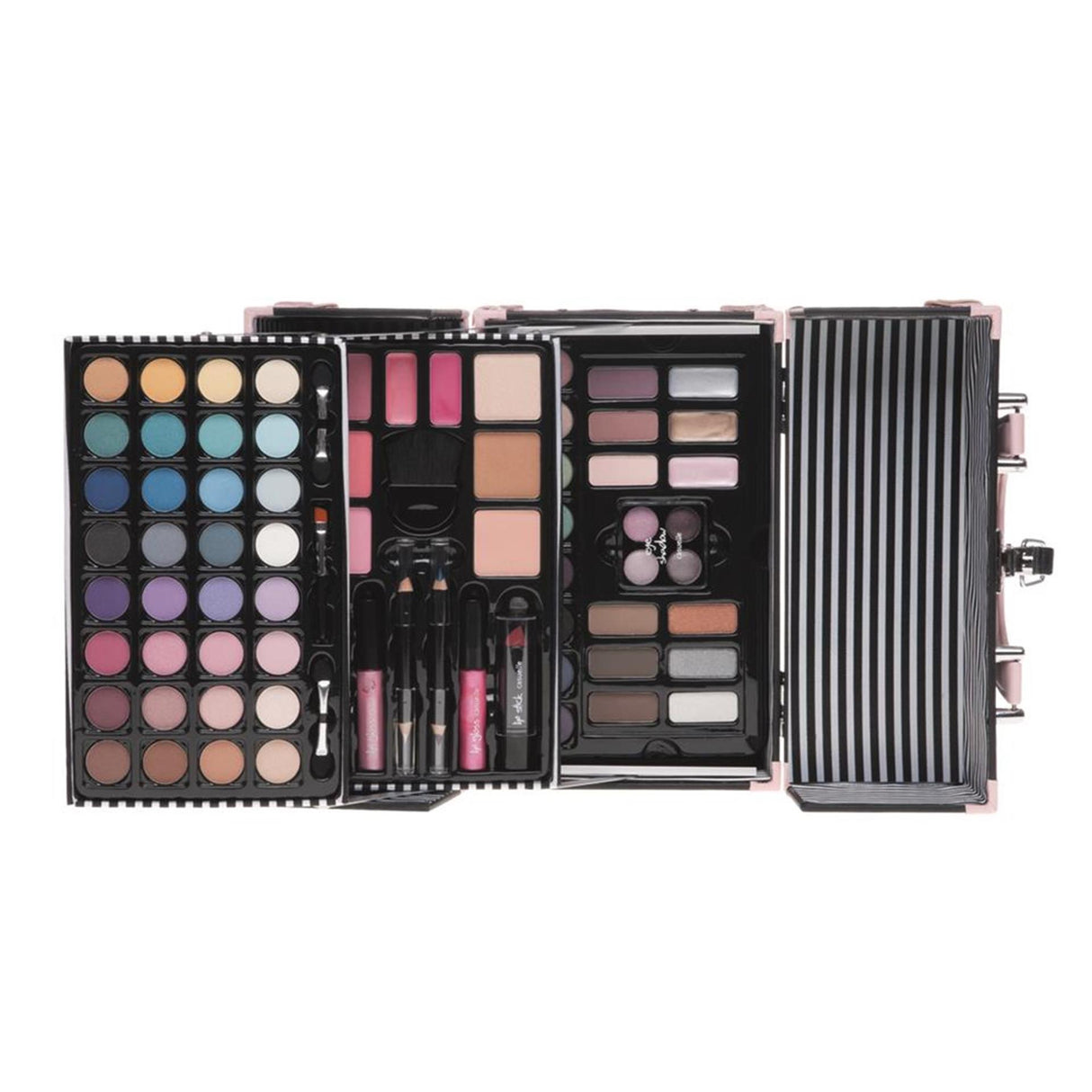 Basic Make-up-Etui schwarz rosa