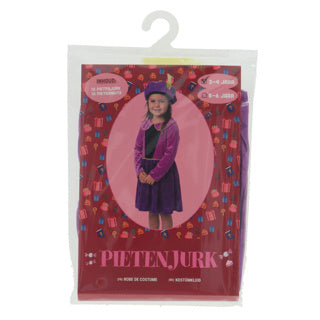 Pietenjurk paars sterren 98-104 cm | 2 stuks