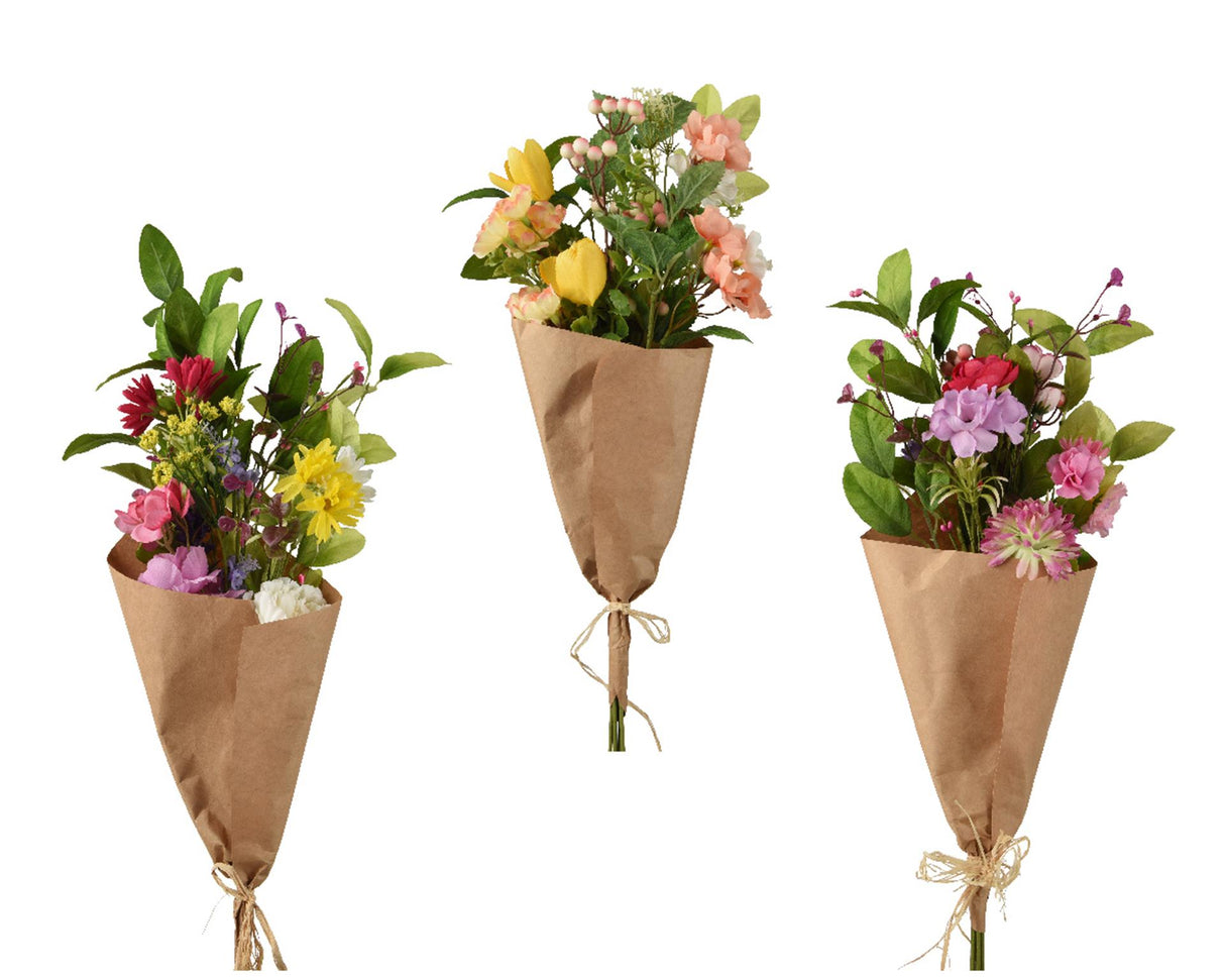 Decoris Kunstblumen Sommerstrauß H70cm