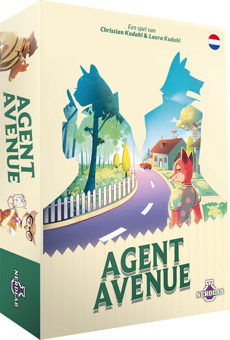 Asmodee Brettspiel Agent Avenue Strategiespiel für Kinder.