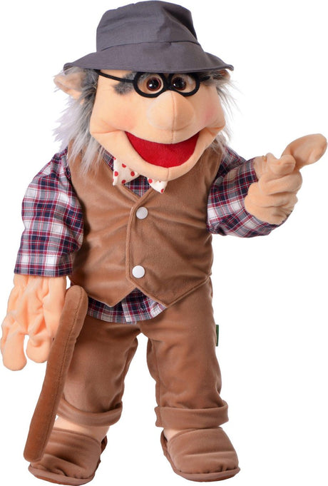 Living Puppets Handpuppe Großvater Opa 65cm