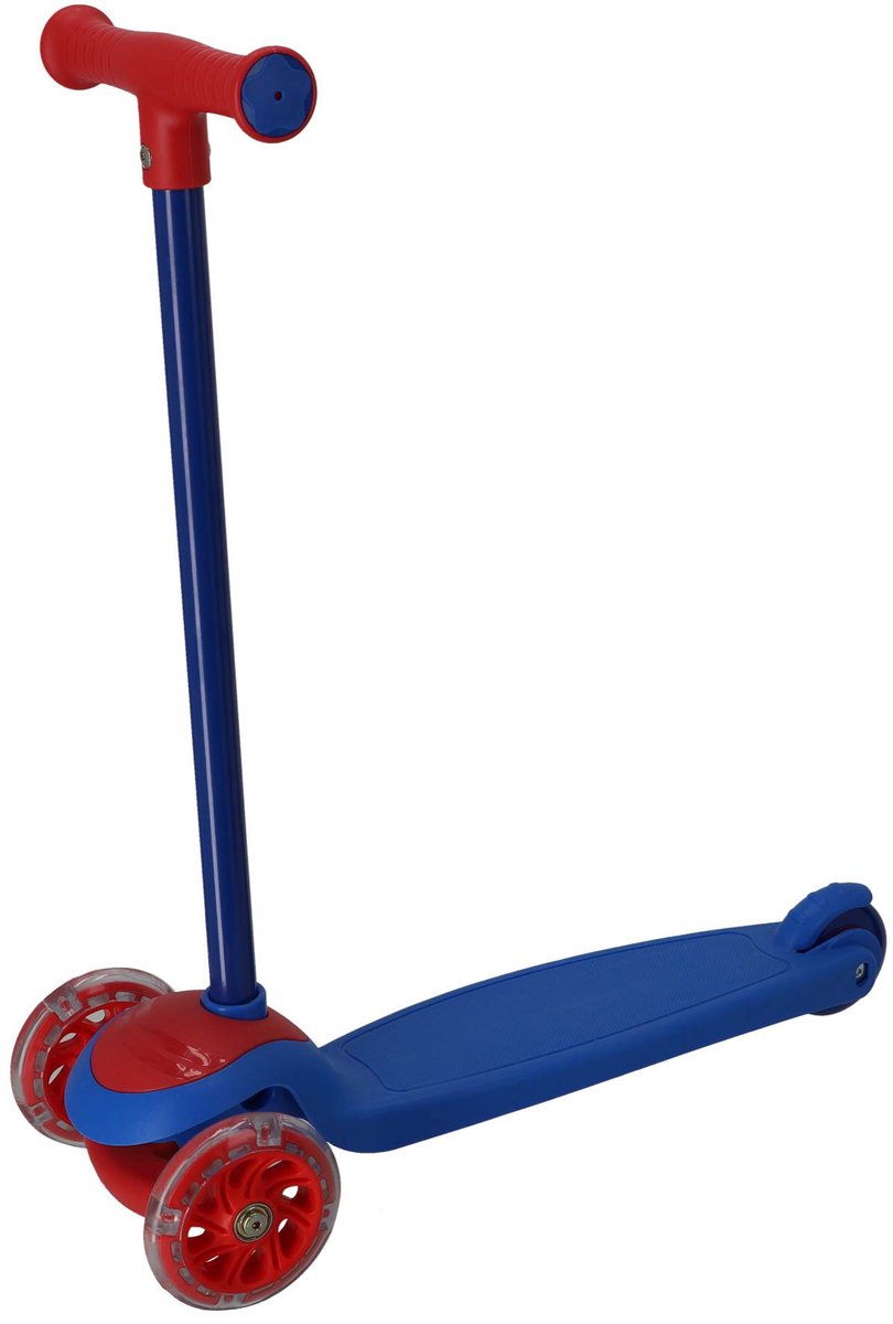 Alert Step Scooter Dreirad blau rot