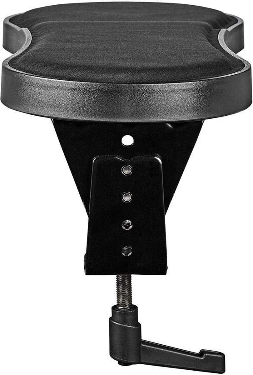 Nedis Armlehne – Anzahl der Drehpunkte: 1 Drehpunkt(e) – Länge des Unterarmpolsters: 40 – maximale Belastbarkeit: 5 kg – Schwenkwinkel: 360 ° – mit Mausplattform