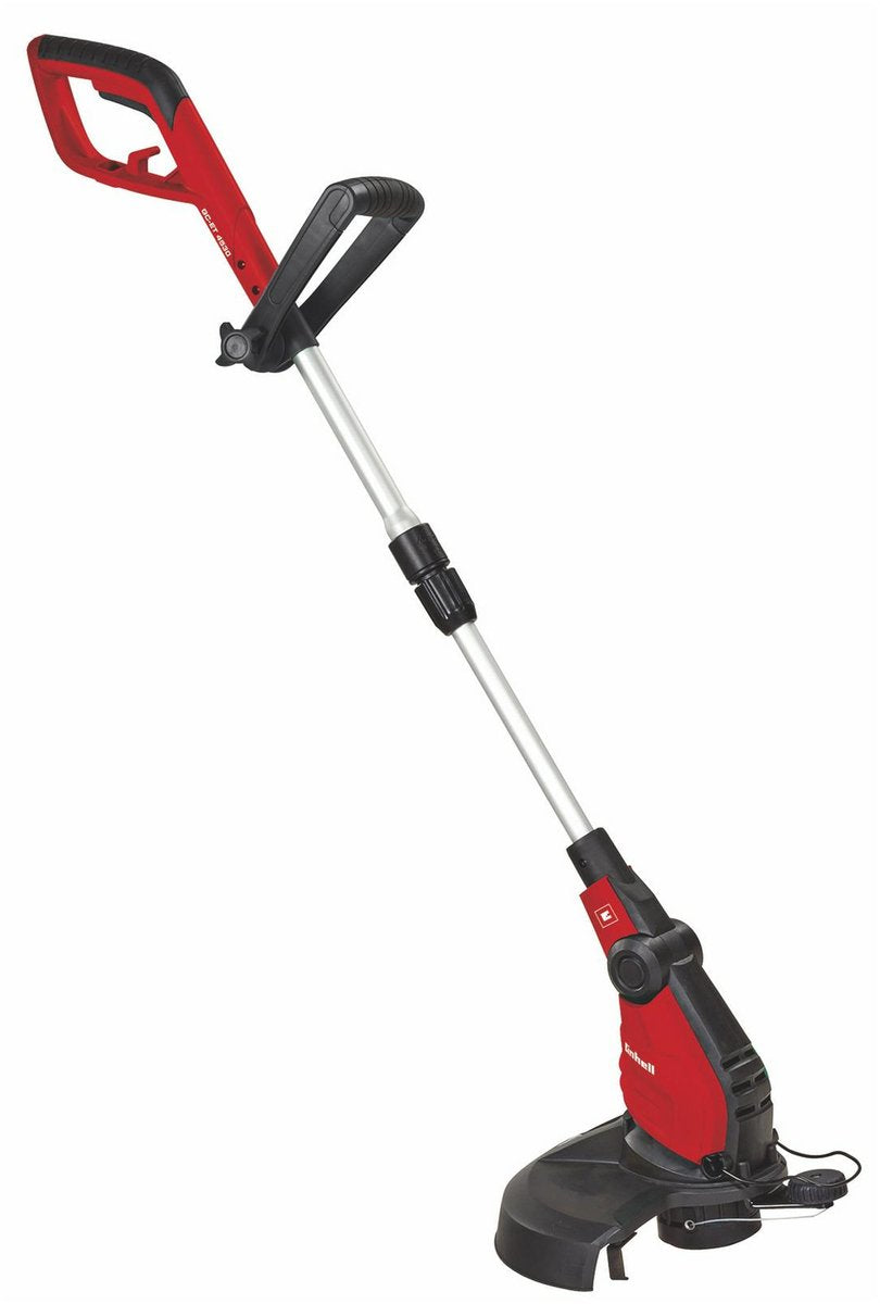 Einhell Elektro-Rasentrimmer GC-ET 4530 Set – 450 W – Schnittdurchmesser: 30 cm – Teleskopstiel – Motorkopf -90° und +90° verstellbar – inkl. 3x Drahtspulen