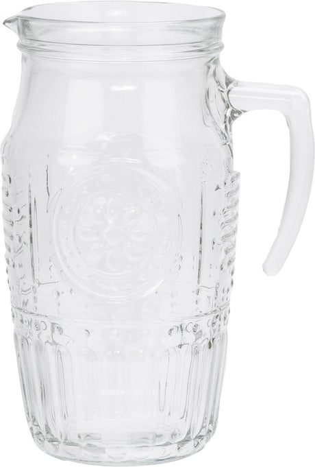 Bormioli Rocco Wasserkrug – Glas – transparent – 1,8 Liter – Ausgießer