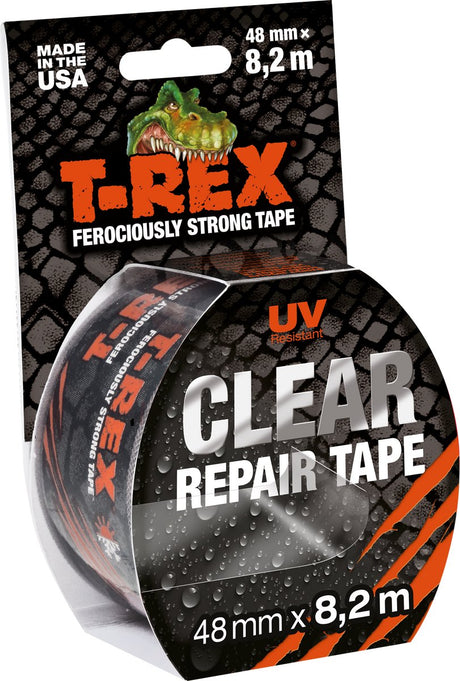 T-rex 820-48 – transparentes Paketband – 48 mm x 8,2 m – transparent