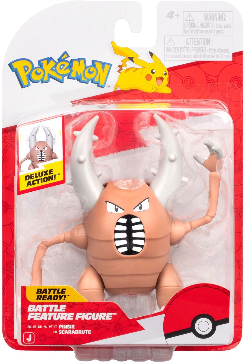 Jazwares Pokémon – epische Kampffigur – Pinsir