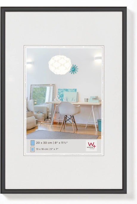 Walther New Lifestyle - Kunststoffrahmen - Fotogröße 24x30 cm - Schwarz