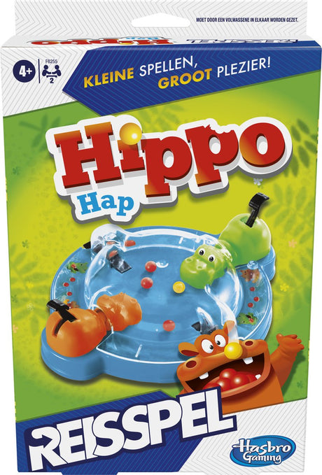 Hasbro Gaming Hippo Hap Reisespiel – Partyspiel