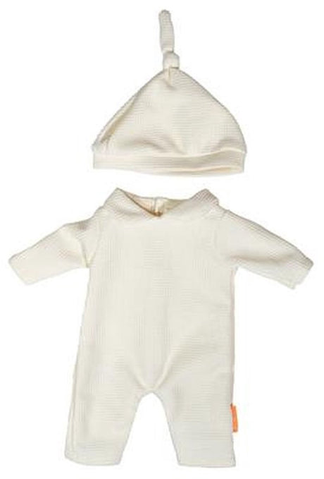 Miniland Puppenpyjama mit Mütze 38 cm – Puppenkleidungszubehör.