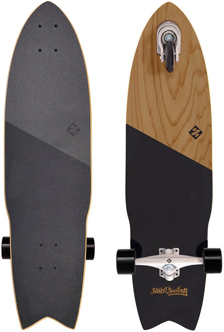 Streetsurfing Streetsurfing - 36 Surfskate Shark Attack Koa - Schwarz - 91cm