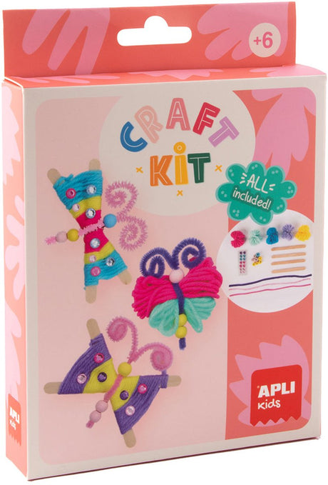 Apli Kinder-Bastelset Blumen – kreatives Spielzeug aus Pappe.