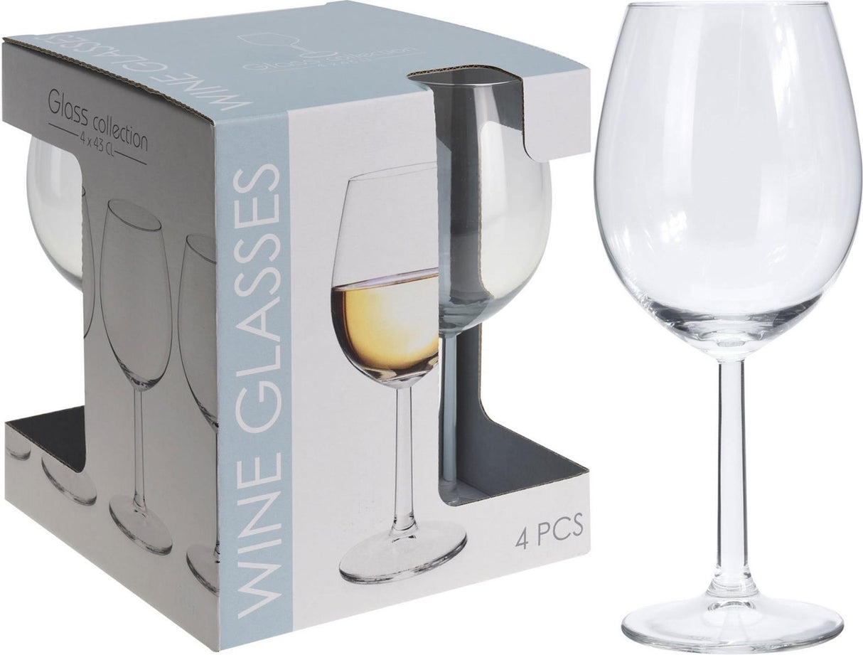 Excellent Houseware Weinglas 43 cl, 4er-Set