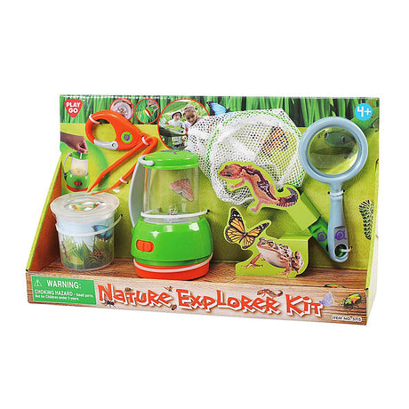 Playgo Naturforscher-Set - 6-tlg. mit Kescher und Lupe