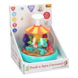 Spielen Sie Push-and-Turn-Karussell