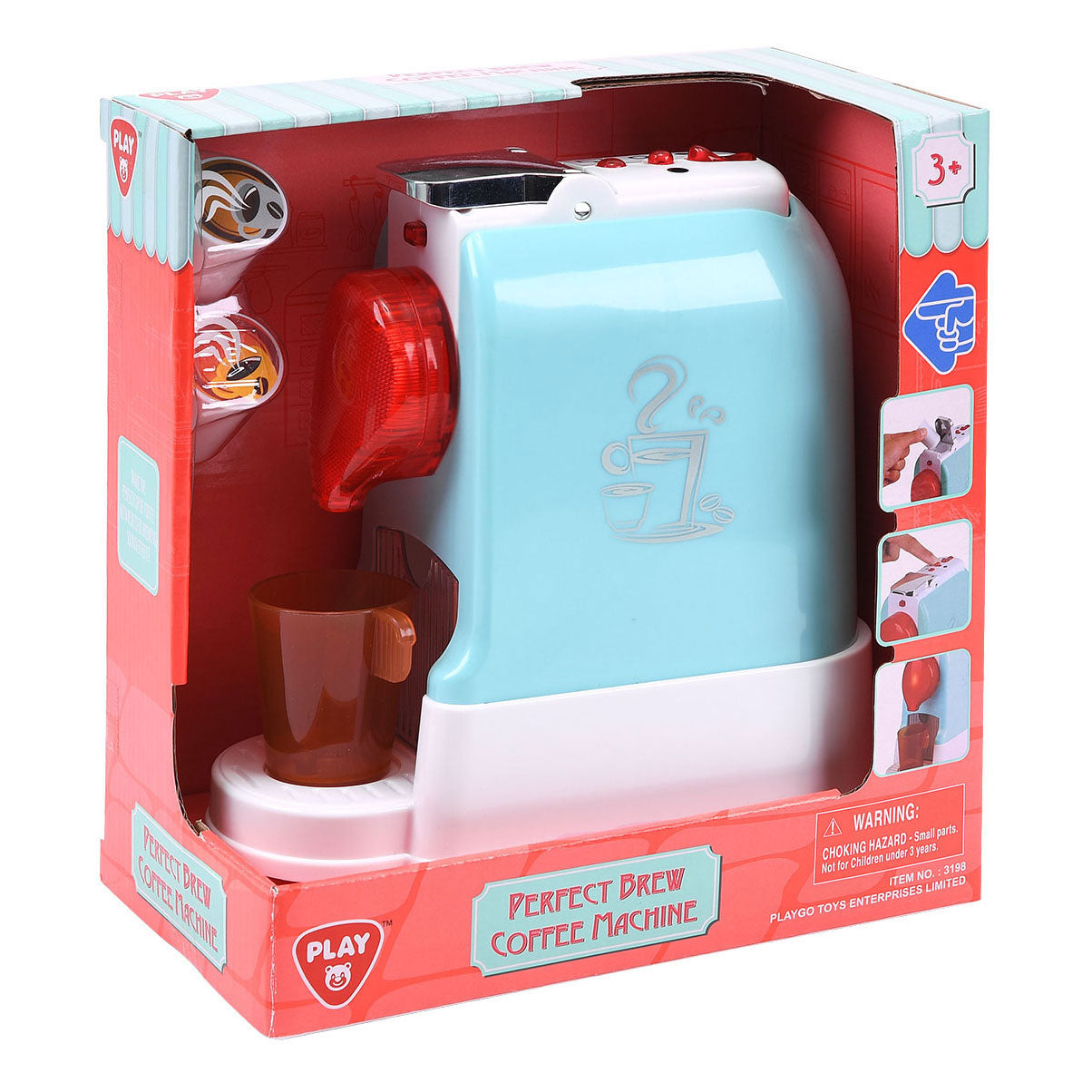 Play koffiemachine perfect met cups, 4dlg.