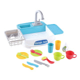 Playgo Abwaschspielküche Spielset – 18-teilig.